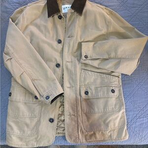 Orvis Men's Barn/Chore Jacket in Tan and Brown